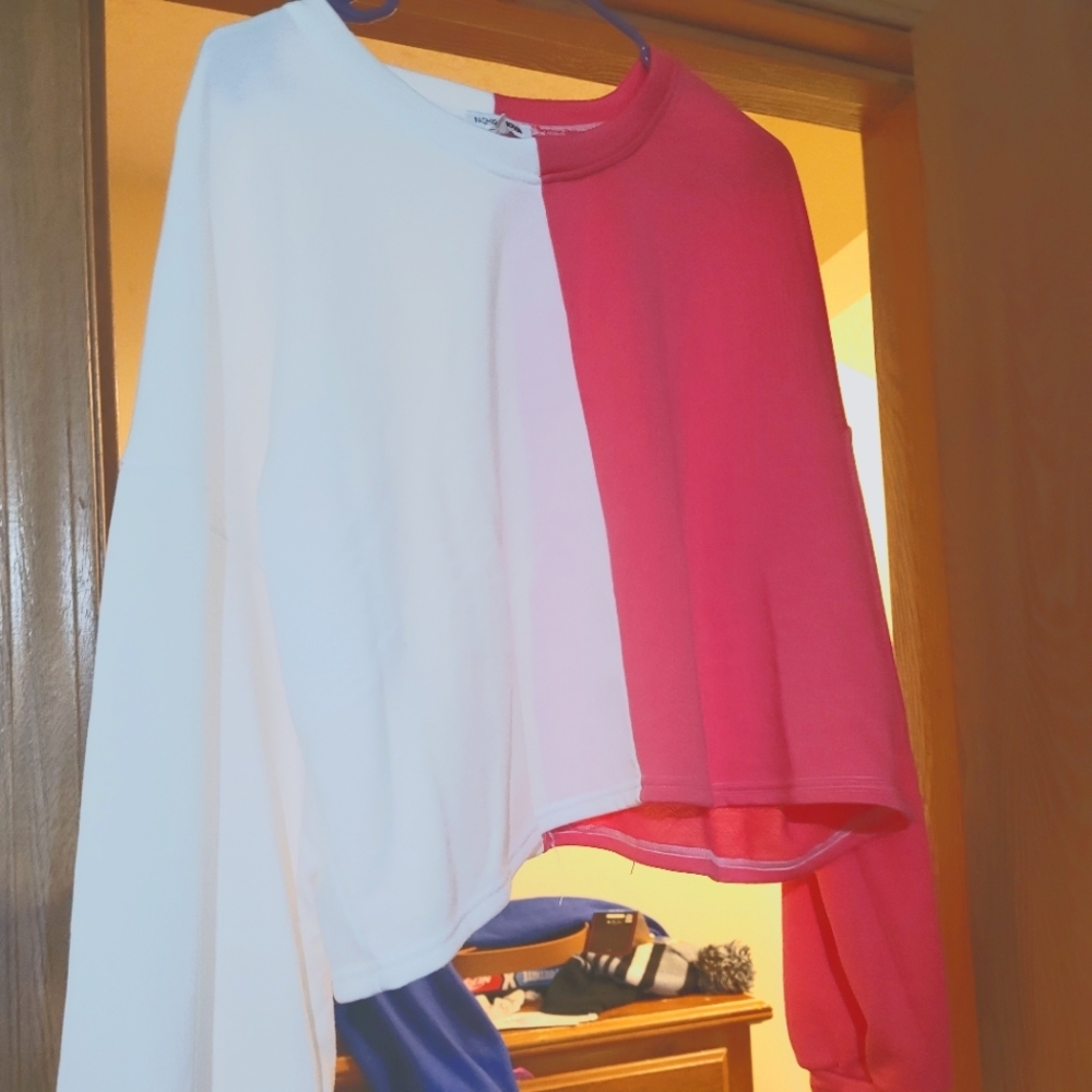 Womens plus size crop top.